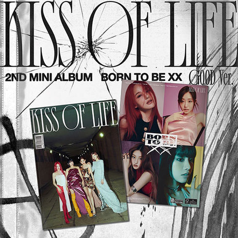 KISS OF LIFE 2ND MINI ALBUM - BORN TO BE XX + APPLEMUSIC PHOTOCARD